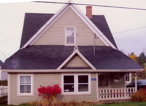 Showing east elevation