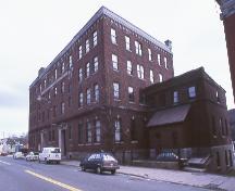 View of front facade and right side, King George V Building, 93 Water Street, St. John's.; HFNL 2005