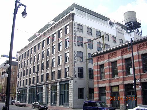 Columbia Street elevation