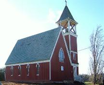 Front and side elevations of the Church of Good Shepherd, Tidnish Cross Roads, NS, 2009.; Heritage Division, NS Dept of Tourism, Culture and Heritage, 2009