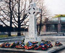 View of the Richmond Cenotaph outside City Hall,  2001; Denise Cook Design 2004