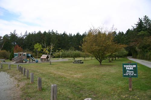 View of park from Birch Road entrance
