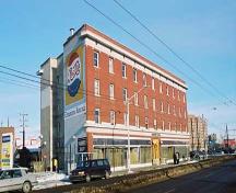 Southwest corner of the Gibson Block Building on Jasper Avenue (January 2004).; City of Edmonton, 2004