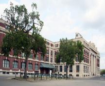 Vue d'ensemble - du sud-ouest de la gare du Canadien Pacifique, Winnipeg, 2006; Historic Resources Branch, Manitoba Culture, Heritage, Tourism and Sport, 2006