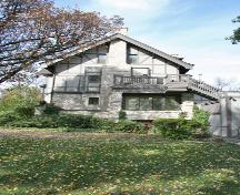 East elevation of the Fortune Residence, Winnipeg, 2007; Historic Resources Branch, Manitoba Culture, Heritage, Tourism and Sport, 2007