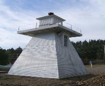 Rear elevation, Port Greville Lighthouse, Port Greville, NS, 2009.; Heritage Division, NS Dept of Tourism, Culture and Heritage, 2009