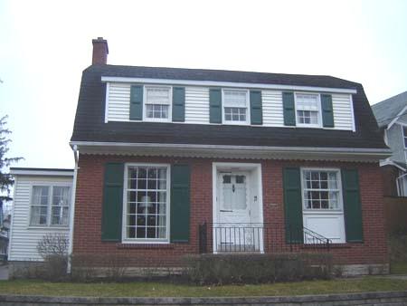 Façade of the Charlie Voelker House