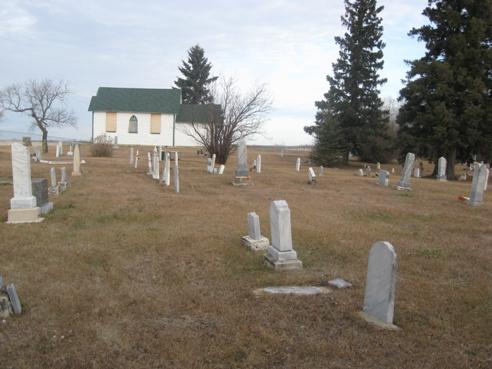 View of the church from the south