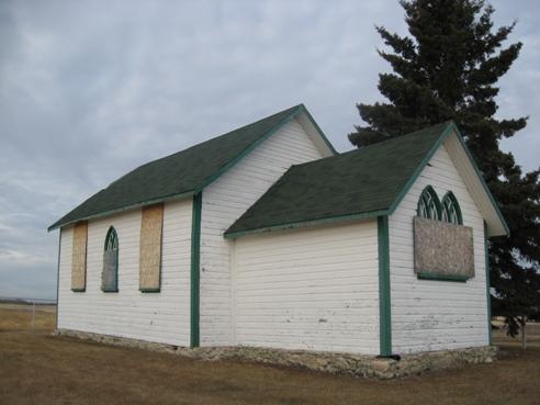 View of the church from the south-east