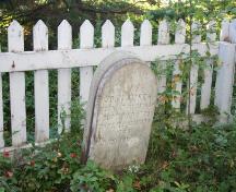 Showing Aitken stone; Donna Collings, 2007