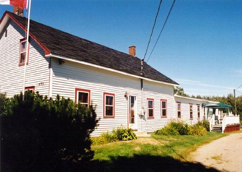 Ferme Mount Hope, vue extérieure en angle