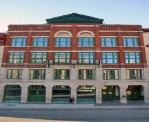 Primary elevation, from the east, of the Exchange Building, Winnipeg, 2006; Historic Resources Branch, Manitoba Culture, Heritage, Tourism and Sport, 2006