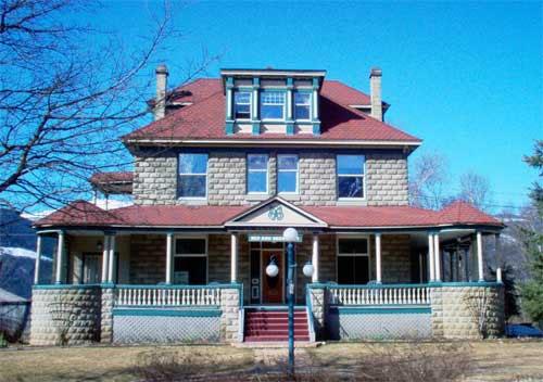 Front (east) elevation