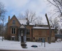 South facade of the Homer Watson House as seen from Old Mill Road, 2007.; Lindsay Benjamin, 2007.