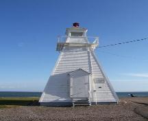 Front elevation, Spencer's Island Lighthouse, Spencer's Island, NS, 2009.; Heritage Division, NS Dept of Tourism, Culture and Heritage, 2009