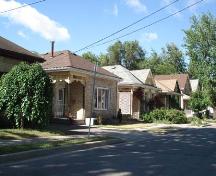 Featured is a streetscape within the Old East Heritage Conservation District.; Martina Braunstein, 2007.