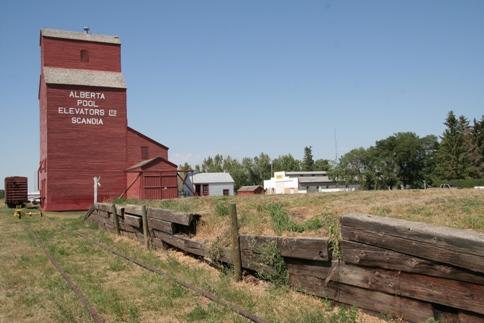View of grain elevator