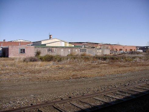 View of pottery complex from the west