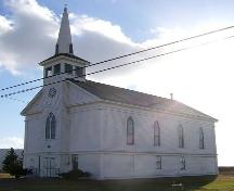 Front and west elevations, Advocate United Church, Advocate Harbour, NS, 2009.; Heritage Division, NS Dept of Tourism, Culture and Heritage, 2009