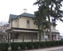 Featured is the smaller verandah on the northwest elevation including the turned balusters, 2007.; Lindsay Benjamin, 2007.