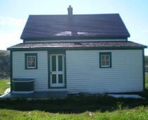 View of rear facade, showing the back kitchen. Photo taken 2008.; HFNL 2008