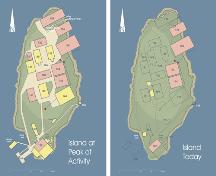 Map of Cole Island, 2008; BC Heritage Branch, 2008