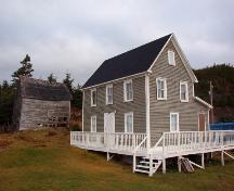 Exterior view of John Rodway Senior Residence, Baine Harbour, Burin Peninsula, 2004.; HFNL 2005