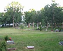 View of Mount Hermon Cemetery, showing the original layout of roadways and Picturesque viewplanes, 2005.; Parks Canada Agency / Agence Parcs Canada, Rhona Goodspeed, 2005.