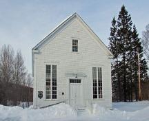 Front elevation of St. Andrew's Church, Baddeck Forks, NS, 2009.; Dept. of Tourism, Culture and Heritage, Province of Nova Scotia, 2009