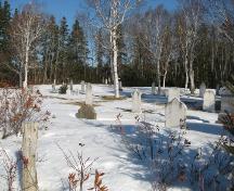 Overview of cemetery; PEI Genealogical Society, 2008