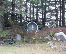 The grotto found behind the presbytery; Madawaska Planning Commission