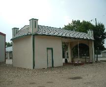 Rear view of B. A. Garage, 2004.; Government of Saskatchewan, Lisa Dale-Burnett, 2004.