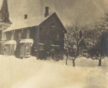 Showing east and south elevations, c. 1908-1913; MacNaught History Centre and Archives, Dorothy Wyatt, 19.759