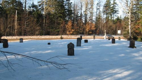 Showing overview of cemetery