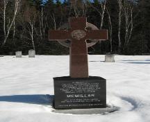 Celtic Cross with McMillan Clan Badge; PEI Genealogical Society, 2008