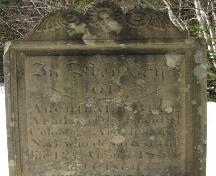 Showing Bell stone; PEI Genealogical Society, 2008