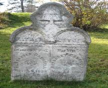 Showing double stone; PEI Genealogical Society, 2007