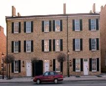 General view of the Ridout Street Complex, showing the Gore Bank of Canada.; Parks Canada Agency / Agence Parcs Canada.