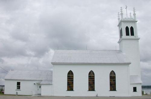 View of the building's side