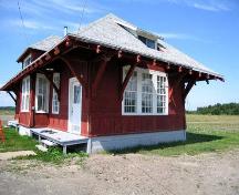Ancienne gare de Saint-Anaclet; Ministère de la Culture, des Communications et de la Condition féminine, Jean-François Rodrigue, 2005