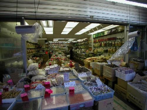 Interior of store