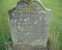 Simon D'Aigle stone; Province of PEI, 2009