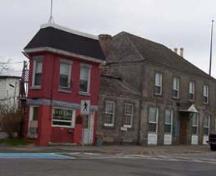 Flat Iron Building, front elevation, 2004.; City of Miramichi