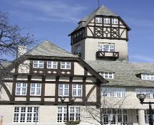 Vue détaillée - du sud du pavillon du parc Assiniboine, Winnipeg, 2006; Historic Resources Branch, Manitoba Culture, Heritage, Tourism and Sport, 2006