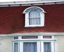 View of detailing on the Gorman/Hynes House, Harbour Breton, NL.; Doug Wells 2009