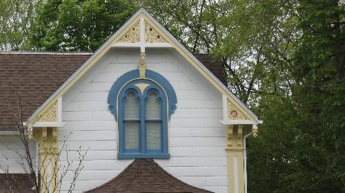 Gable on Facade, Bamford House, 2008