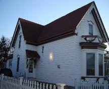 Of note is the bay window on the west elevation.; Kayla Jonas, 2008.