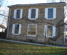 Featured is the three-bay former façade.; Kayla Jonas, 2007.