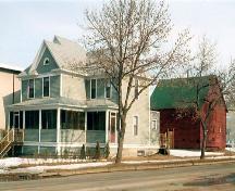 View of the Carter Residence and horse stable (2004); City of Edmonton, 2004