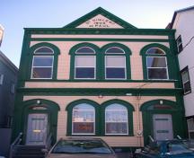 Front façade facing Waterloo Street; City of Saint John, 2008